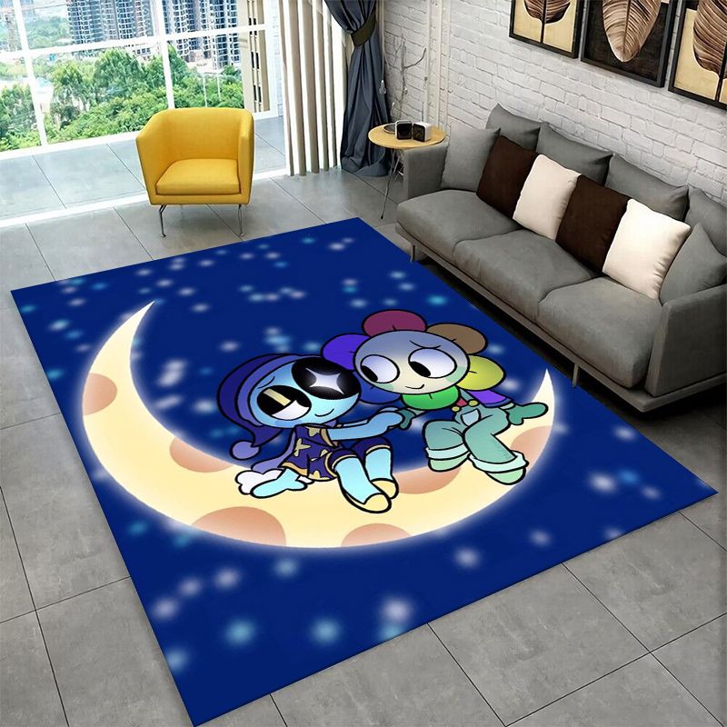 Kids Outdoor Flooring - Alfombra antideslizante con dibujos animados de