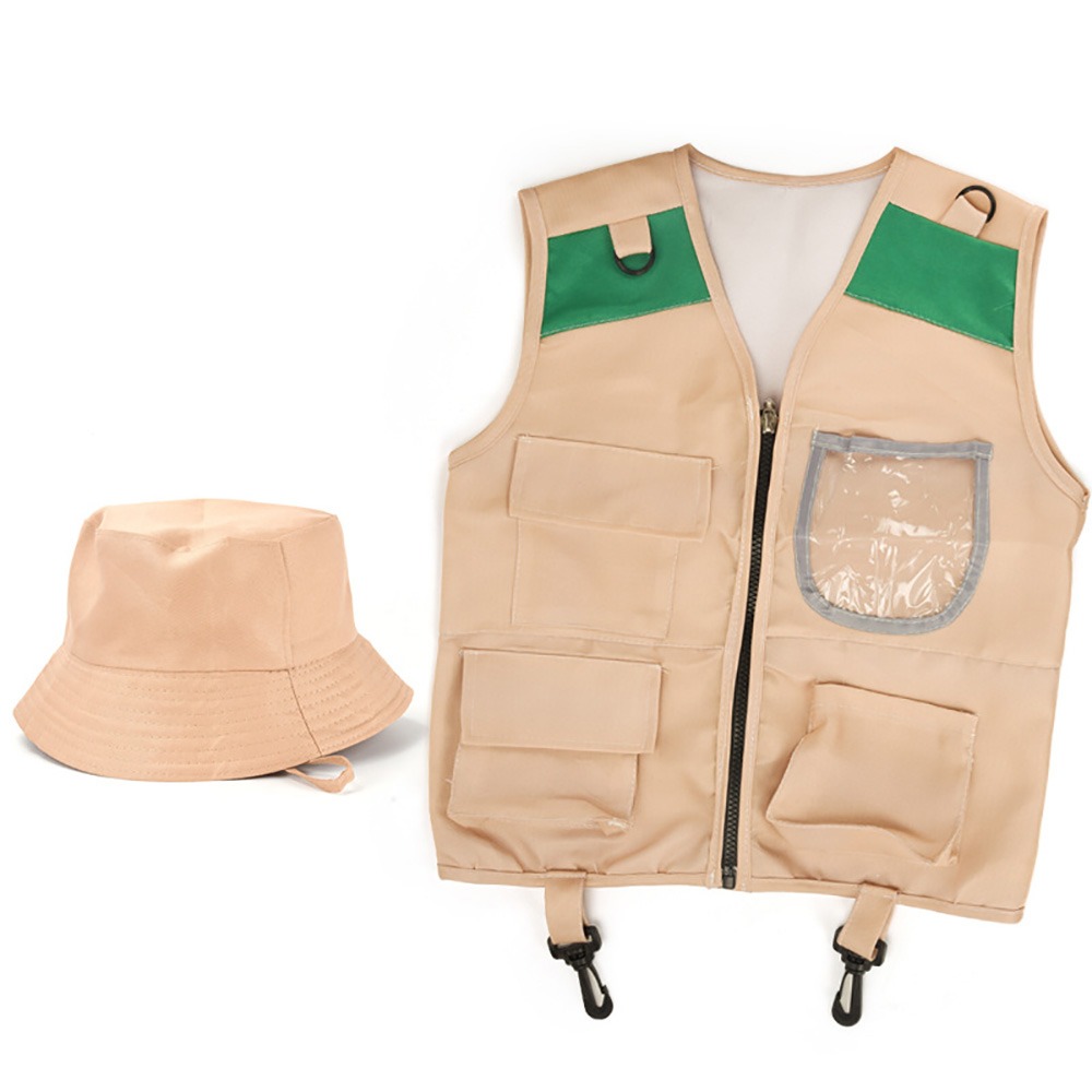 Kids Outdoor Adventure Kit - Kit de Explorador Multicolor: Chaleco y