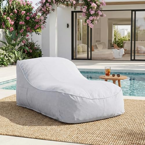 Kids Outdoor Loungers - Sillón Puff Hilar para Exteriores, Puff