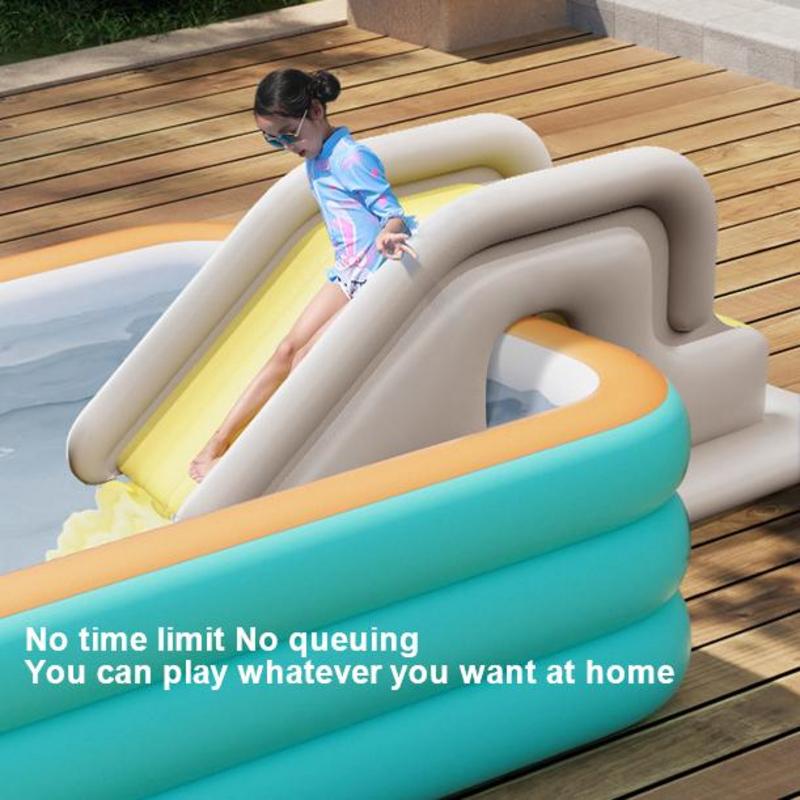 Kids Outdoor Playground - Tobogán acuático inflable para niños, juguete