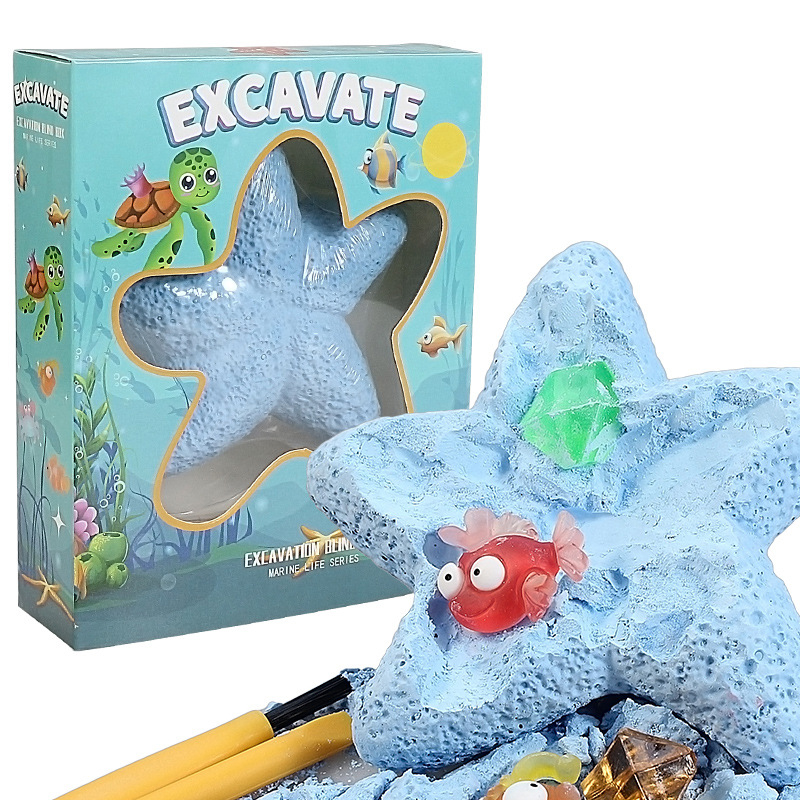 Kids Outdoor Excavator - Kit de excavación de piedras preciosas