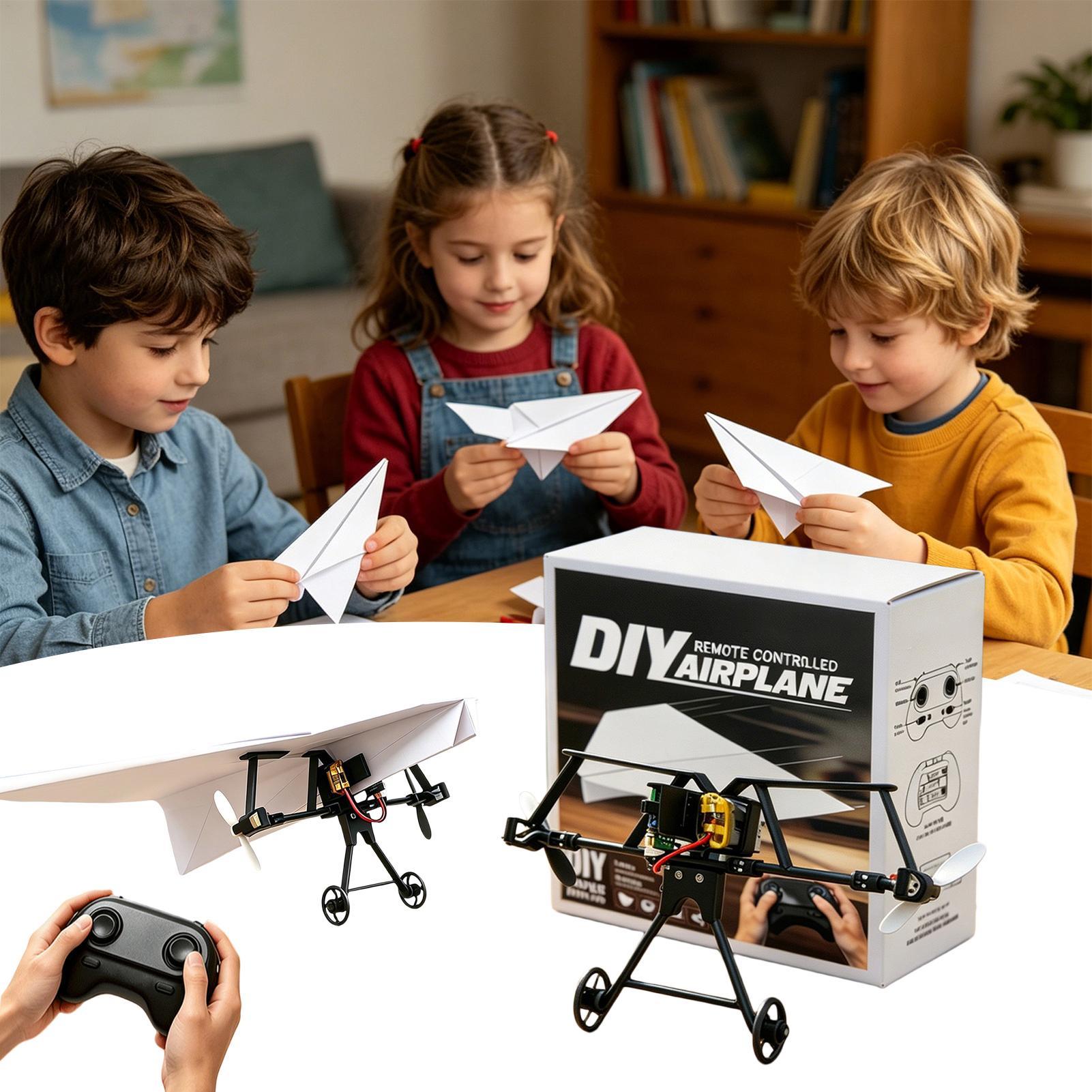 Kids Outdoor Adventure - Kit de Avión de Papel RC