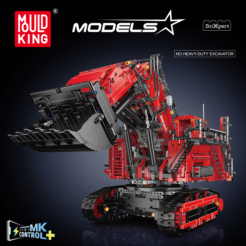 Mould King 17070 17071 coche d - Kids Outdoor Excavator reseña y precio