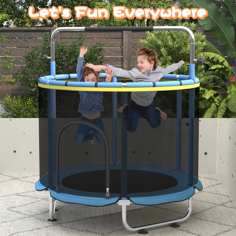 Trampolín para Niños Pequeños  - Kids Outdoor Basketball Hoop reseña y precio