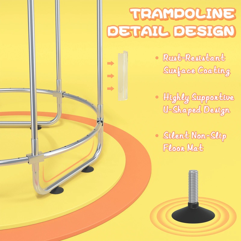 Trampolín para Niños Pequeños  - Kids Outdoor Basketball Hoop reseña y precio