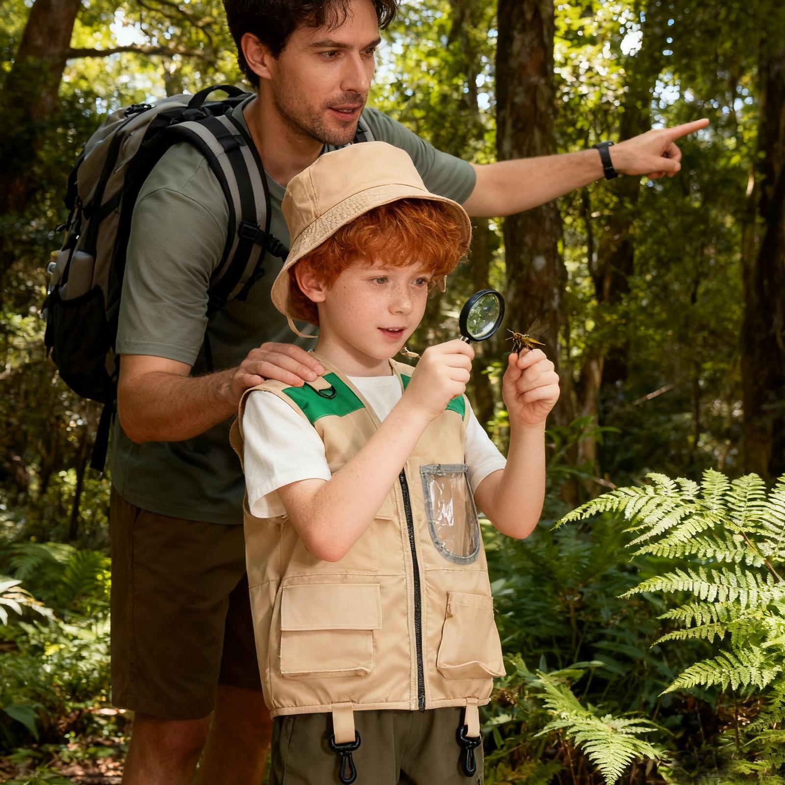 Chaleco y Sombrero de Explorad - Kids Outdoor Adventure Kit reseña y precio
