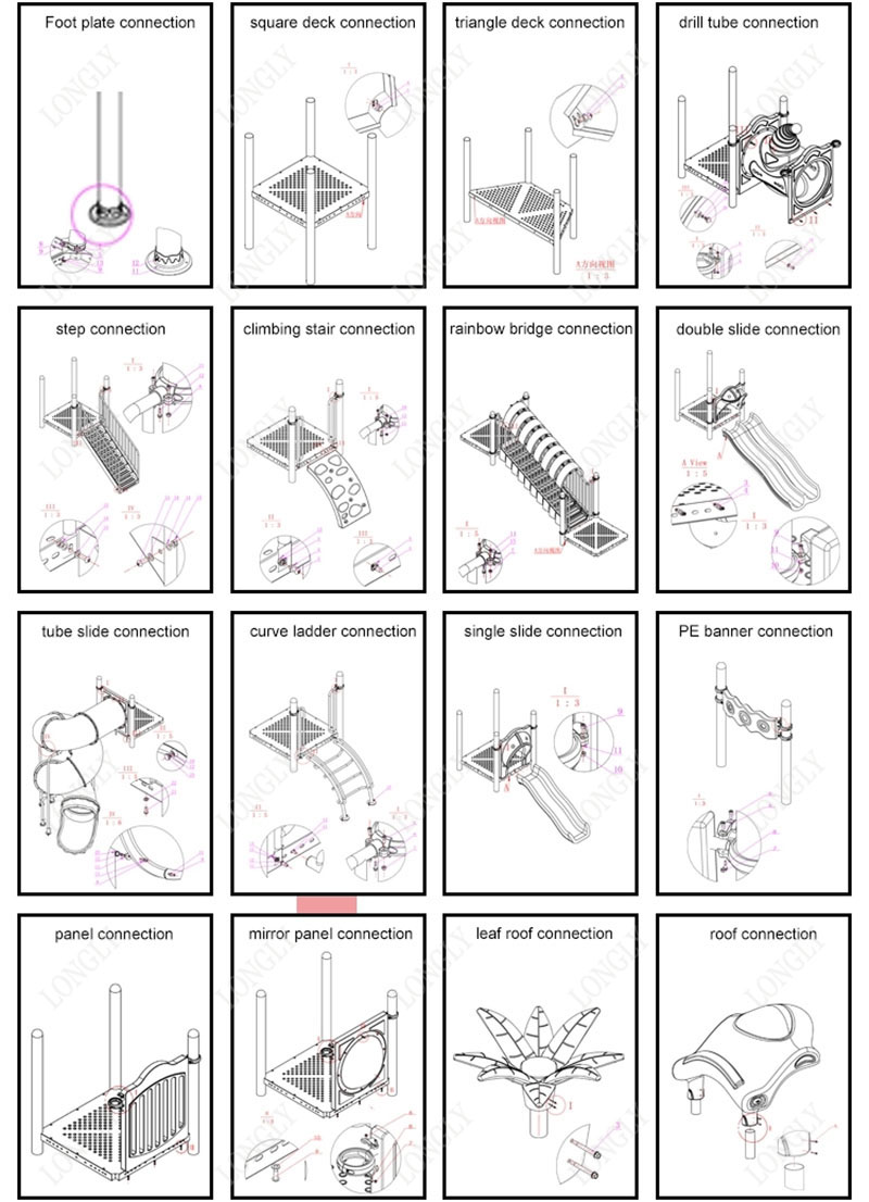 Equipo de Juegos Infantiles pa - Kids Outdoor Playground reseña y precio