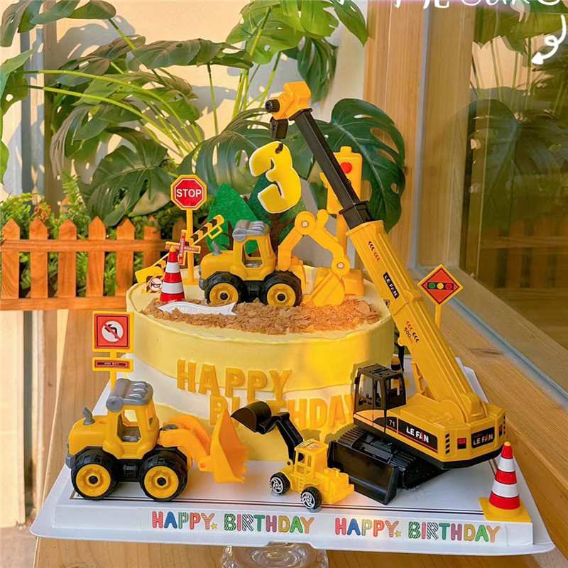Excavadora grúa Tractor pastel - Kids Outdoor Excavator reseña y precio