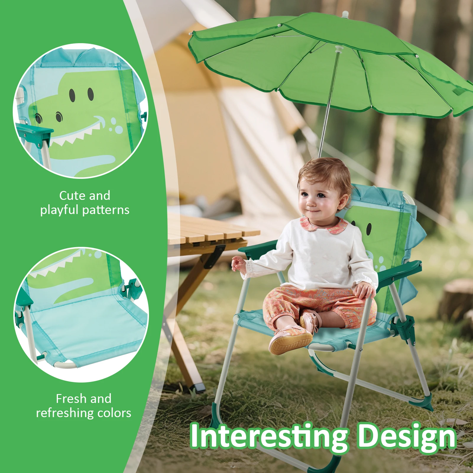 Silla de playa plegable para n - Kids Outdoor Loungers reseña y precio