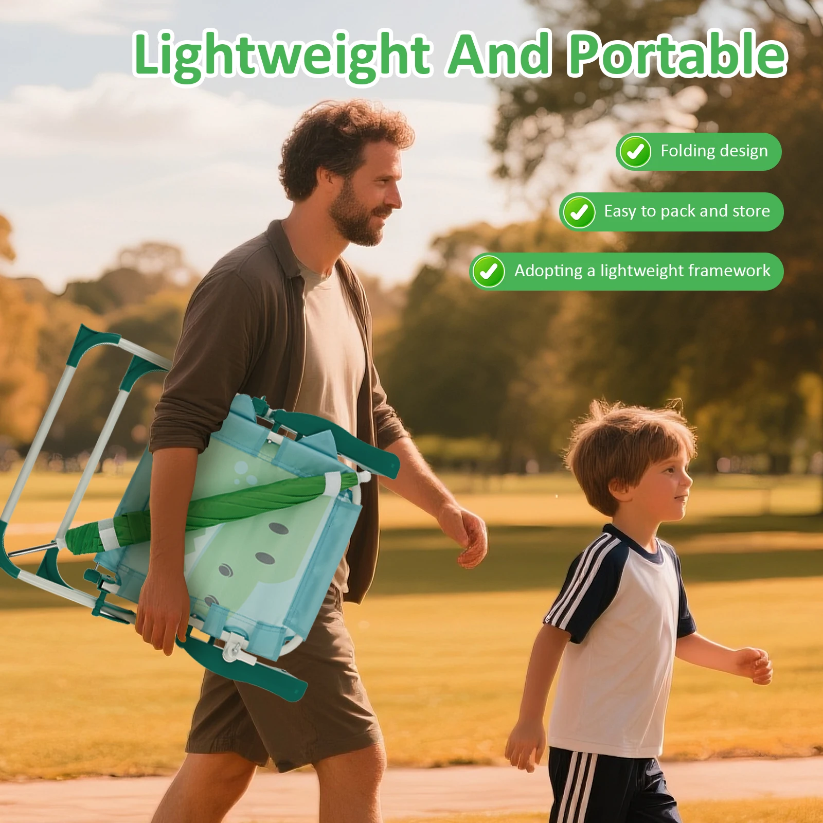 Silla de playa plegable para n - Kids Outdoor Loungers reseña y precio