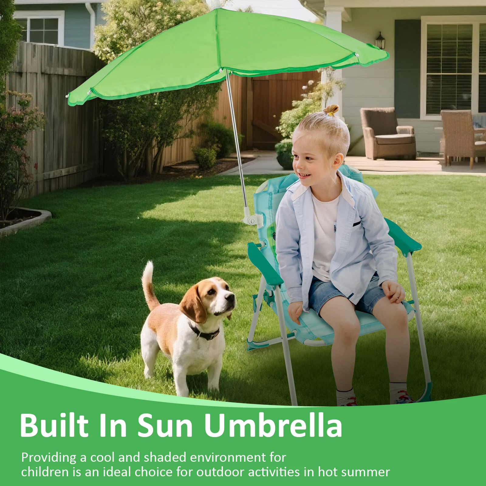 Silla de playa plegable para n - Kids Outdoor Loungers reseña y precio