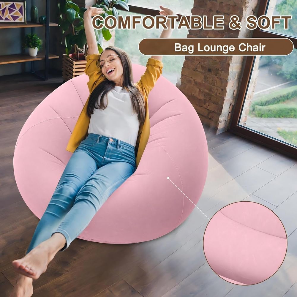 Sillones Inflables Tipo Puff,  - Kids Outdoor Loungers reseña y precio
