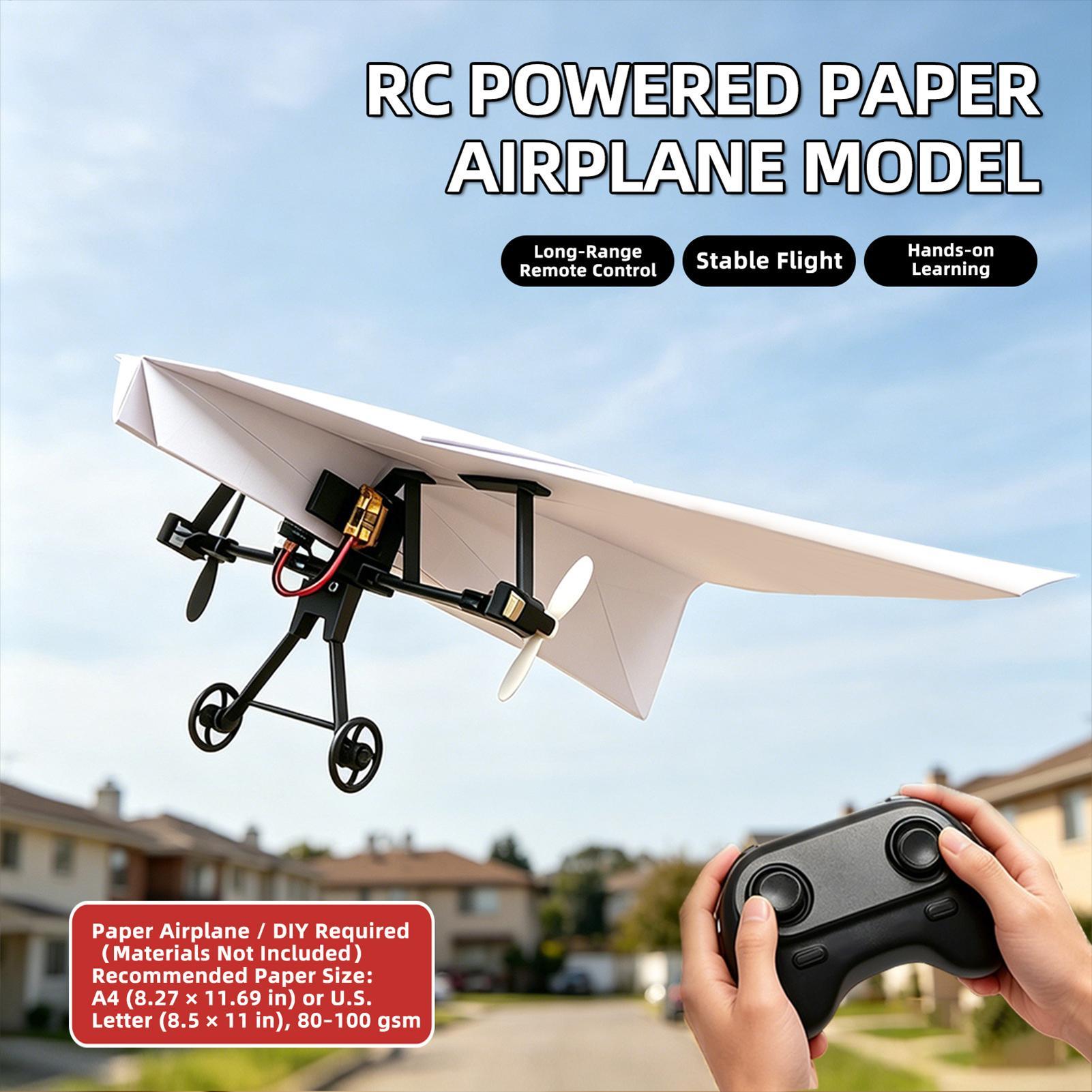 Kit de Avión de Papel RC para  - Kids Outdoor Adventure reseña y precio