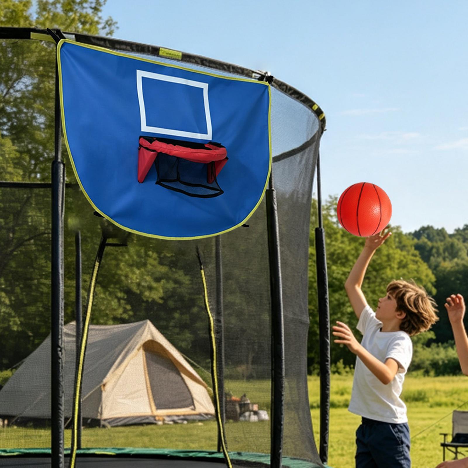 Aro de baloncesto para trampol - Kids Outdoor Basketball Hoop reseña y precio