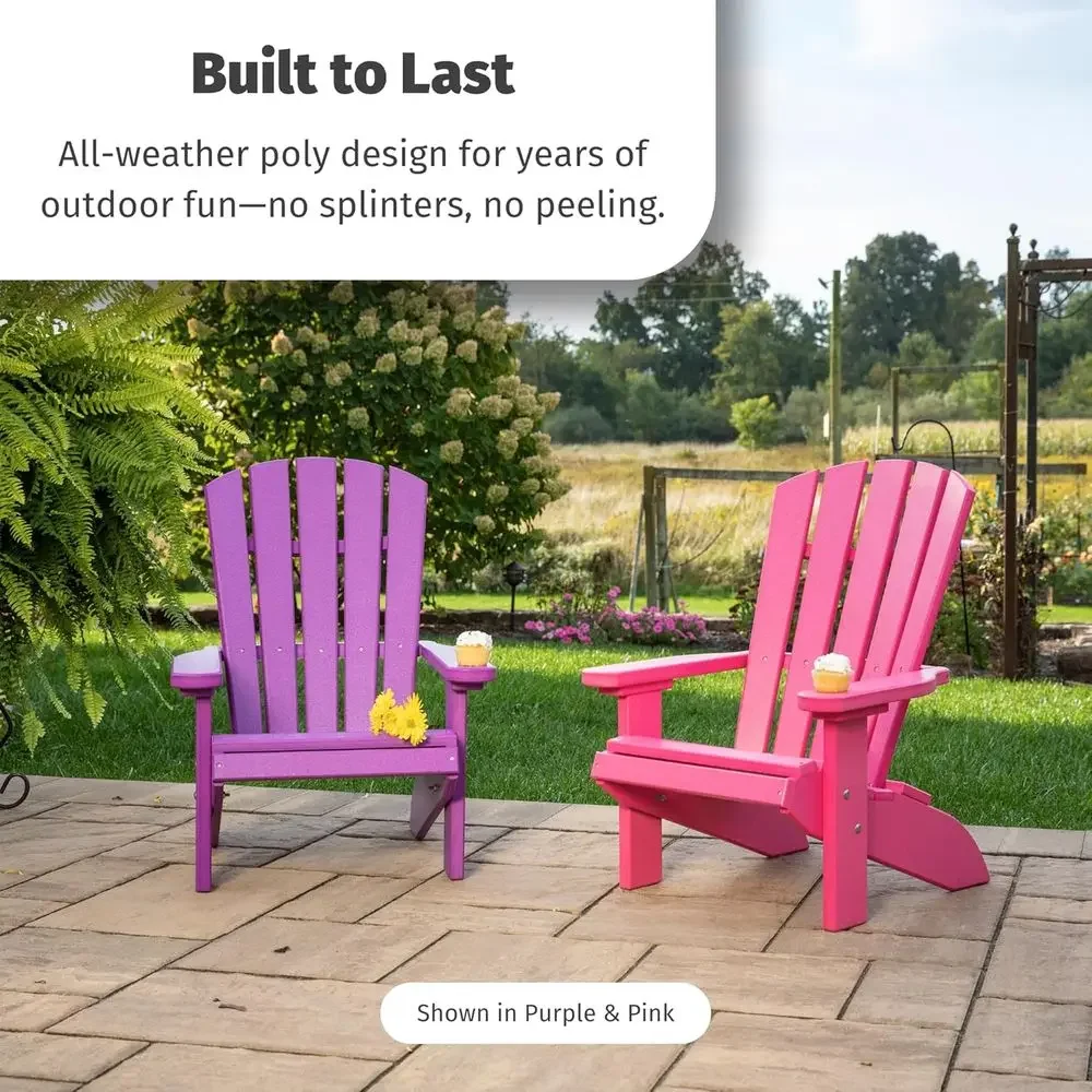 Silla Adirondack Poly Kids, si - Kids Outdoor Adirondack Chair reseña y precio