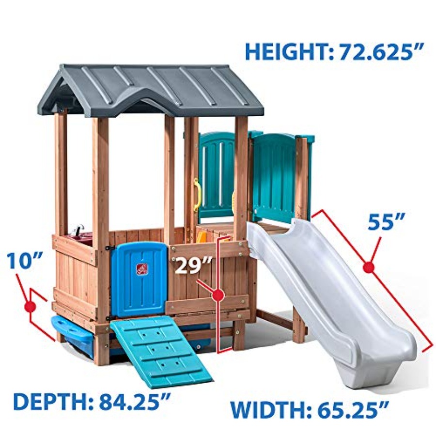 Woodland Adventure Playhouse & - Kids Outdoor Adventure reseña y precio