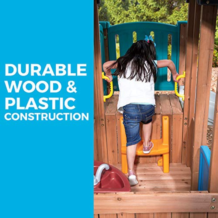 Woodland Adventure Playhouse & - Kids Outdoor Adventure reseña y precio