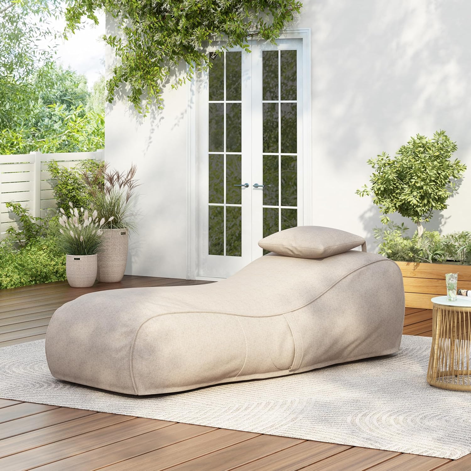 Sillón tipo puf Morton, tumbon - Kids Outdoor Loungers reseña y precio