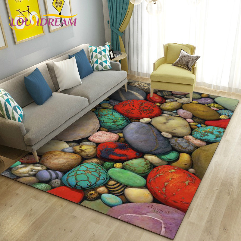 Alfombra de área de piedra de  - Kids Outdoor Flooring reseña y precio