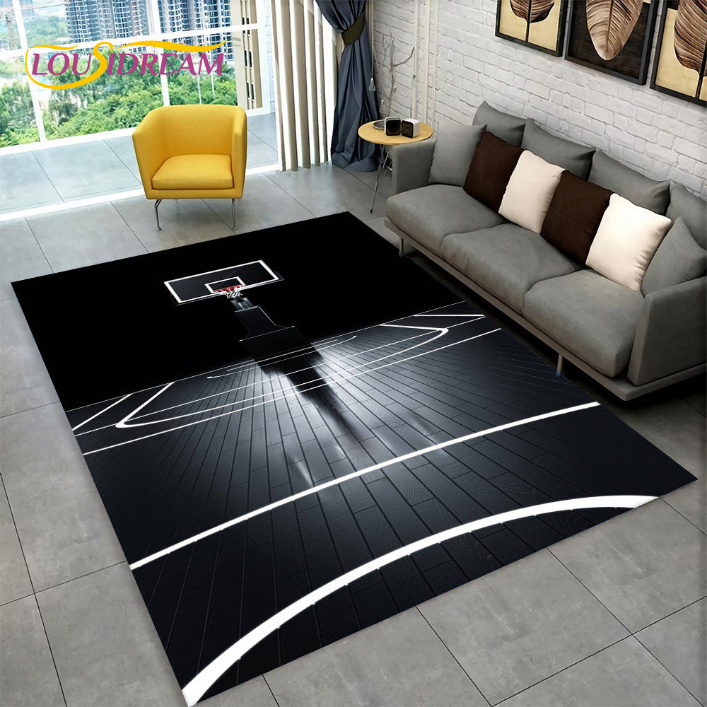 Alfombra grande de baloncesto  - Kids Outdoor Flooring reseña y precio