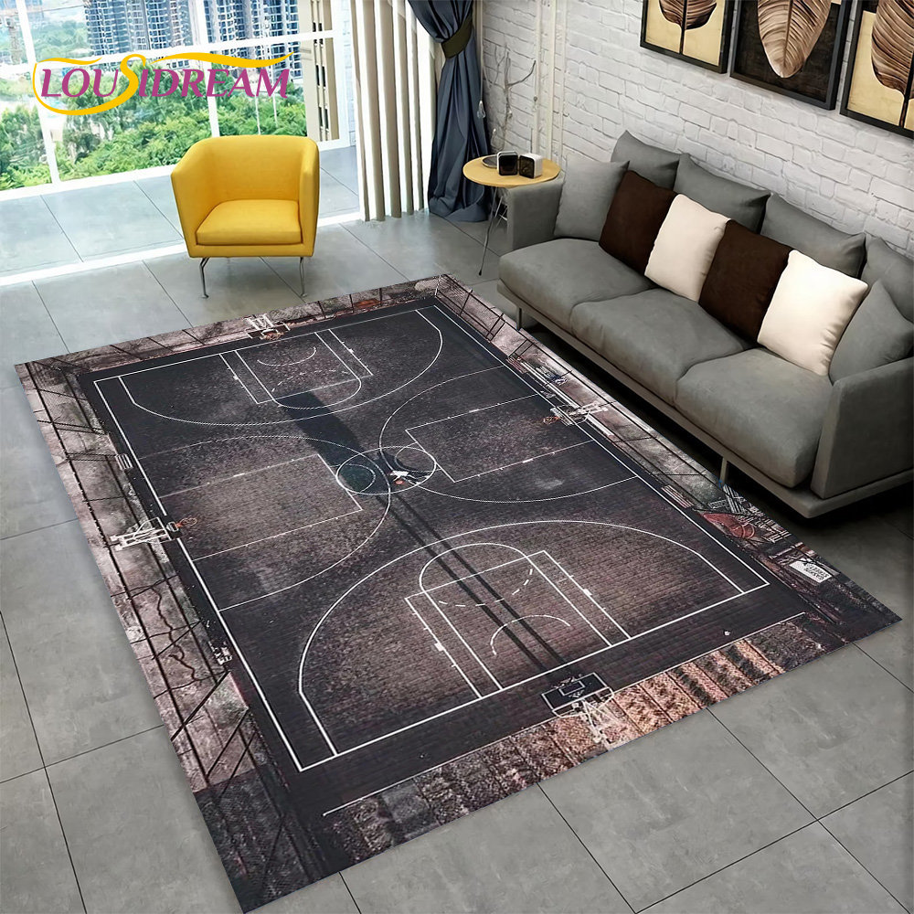 Alfombra grande de baloncesto  - Kids Outdoor Flooring reseña y precio