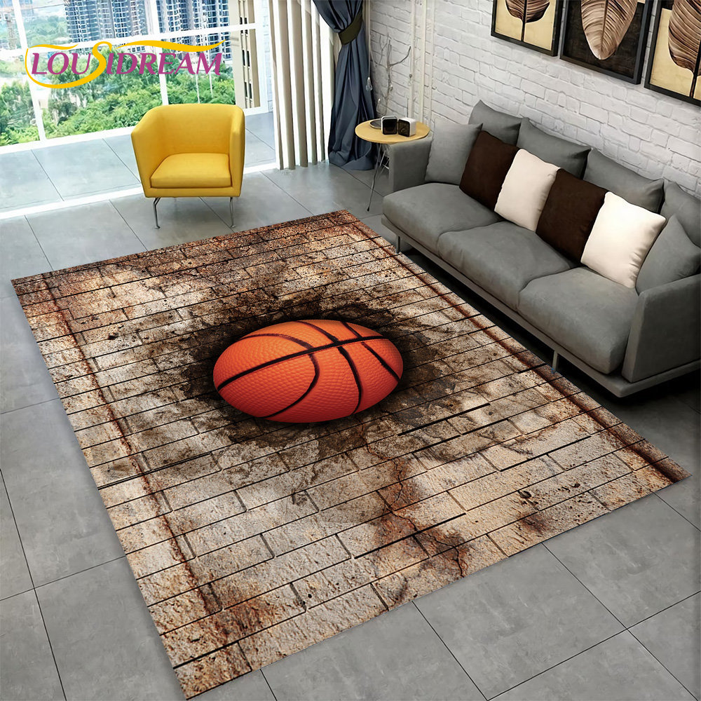 Alfombra grande de baloncesto  - Kids Outdoor Flooring reseña y precio