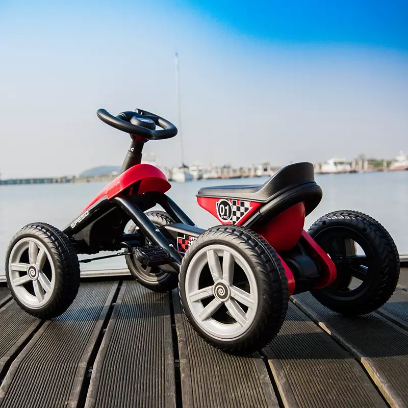Go Kart de Pedales para Niños, - Kids Outdoor Ride On reseña y precio